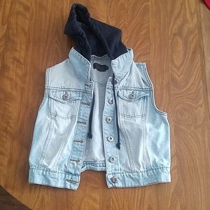 Jean (tank) hooded jacket